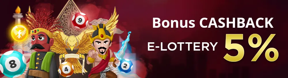 Bonus Cashback ELOTTERY 5%